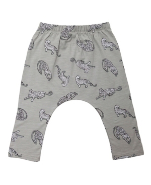 Earth Baby Outfitters Baby Boys and Girls Organic Cotton Leopard Harem Leggings
