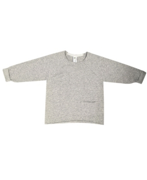 Earth Baby Outfitters Baby Boys and Girls Organic Cotton Raw Edge Sweater