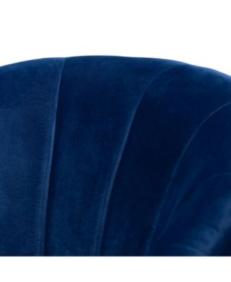 Fiore Glam and Luxe Upholstered Swivel Accent Chair