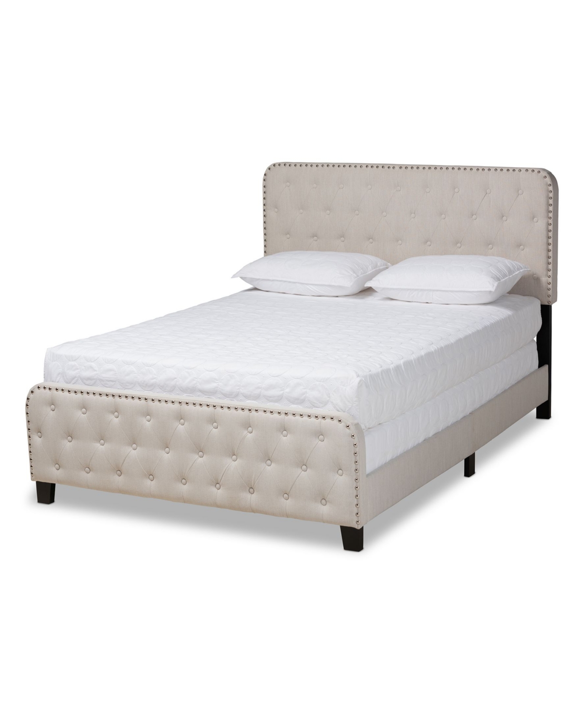 10832351 Annalisa Modern Button Tufted Full Size Panel Bed sku 10832351