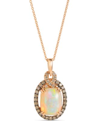 opal necklace macy's