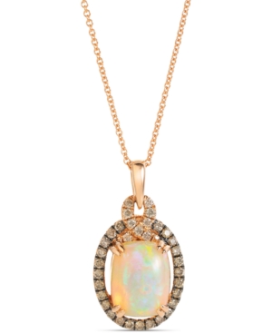 image of Le Vian Neopolitan Opal (1-3/8 ct. t.w) & Diamond (3/8 ct. t.w.) 18