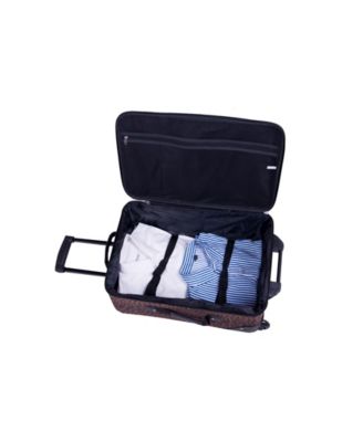 Animal&nbsp;Print 5 Piece Spinner Luggage Set