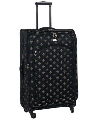 Fleur De Lis 5 Piece Spinner Luggage Set