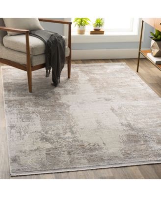 Solar SOR-2300 Taupe 3' x 5' Area Rug