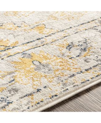 Floransa FSA-2311 Yellow Area Rug