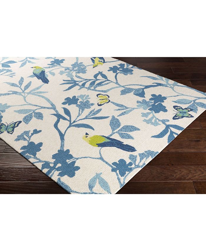 Surya Rain RAI1275 Azure 9' x 12' Area Rug Macy's