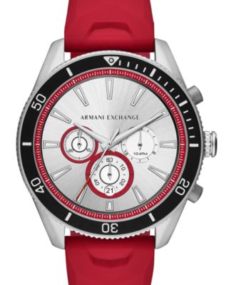 armani exchange silicone watch