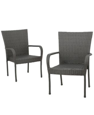 wilko rattan stacking chair