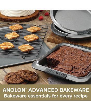 Anolon 5-Piece Nonstick Bakeware Set - Onyx/Pewter