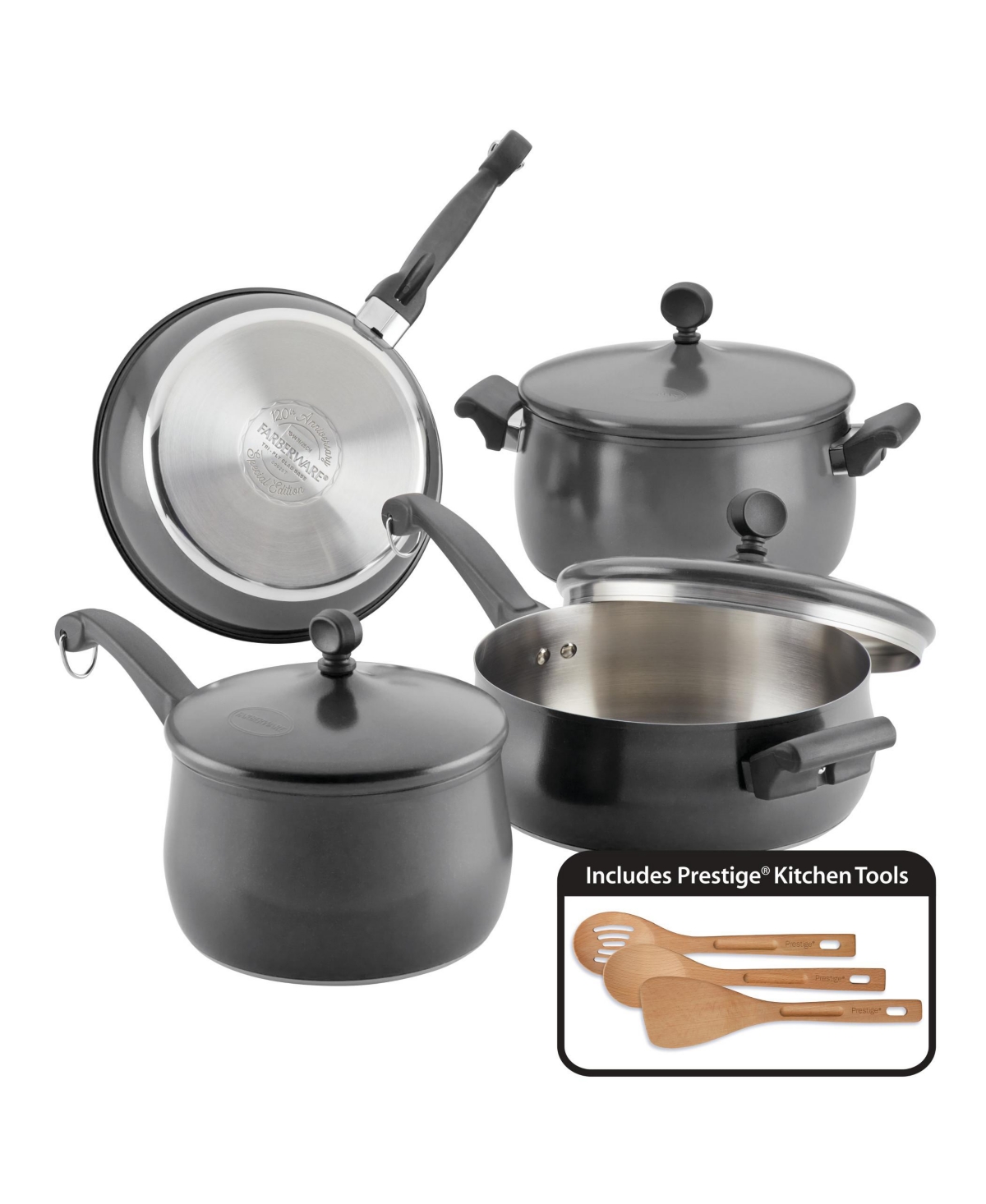 Farberware Classic Series 16-Pc. Stainless Steel Cookware Set - Macy's