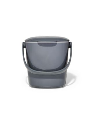 Easy Clean 0.75 Gallon Compost Bin, Charcoal