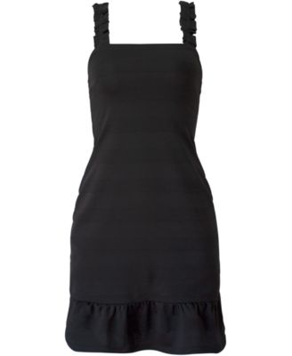 macys bcbg black dress