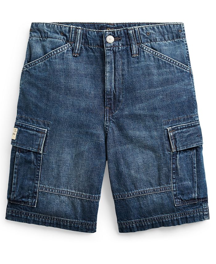 Polo Ralph Lauren Big Boys Denim Cargo Shorts - Macy's