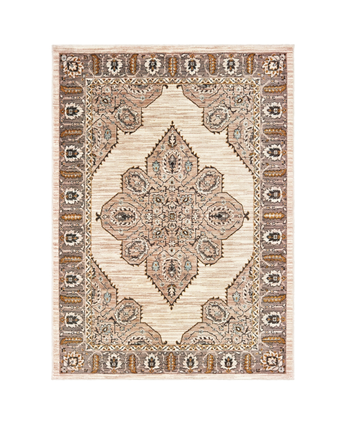 Oriental Weavers Sedona 9588d 6'7in x 9'6in Area Rug - Ivory