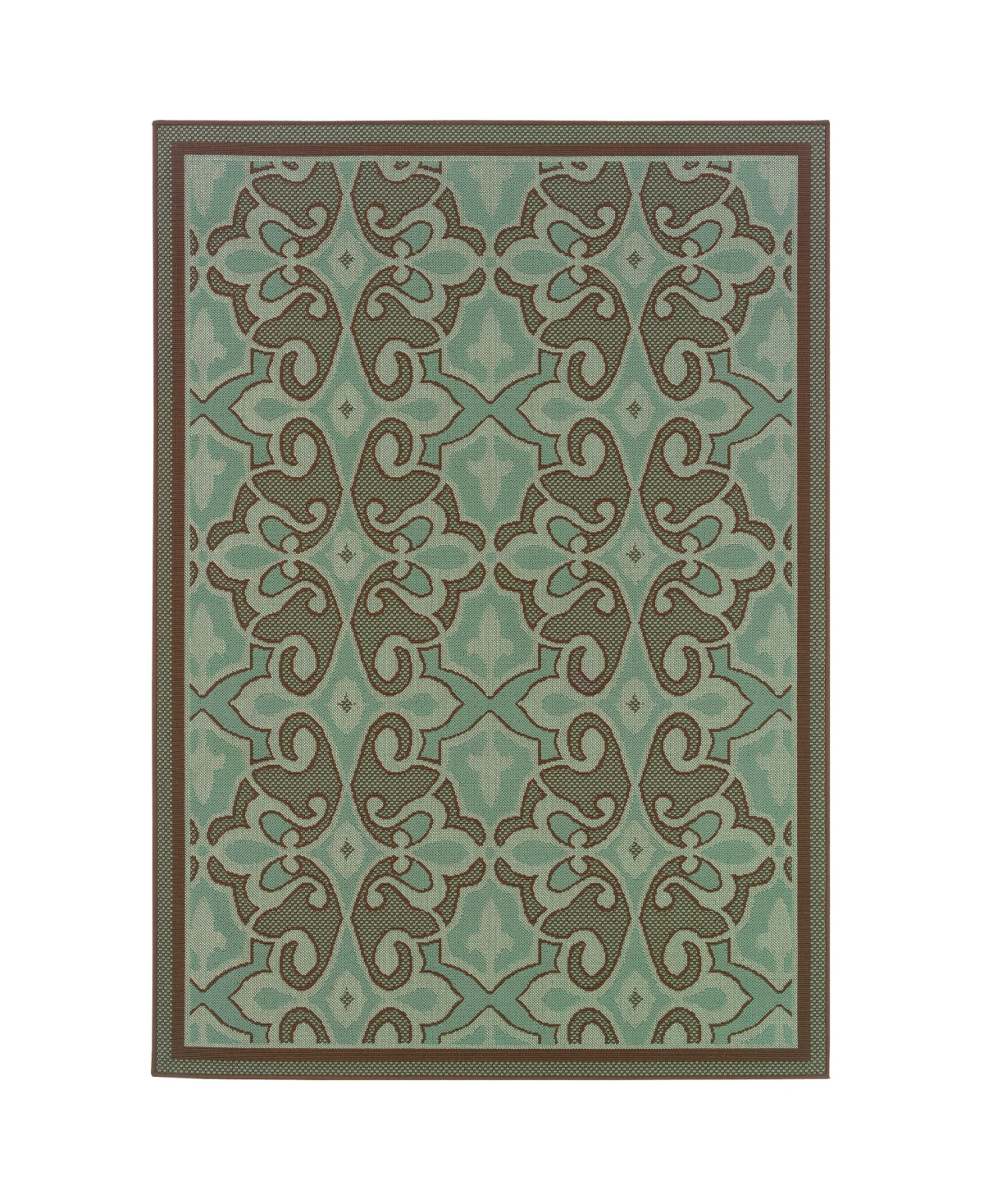 Jhb Design Negril NEG03 8'6in x 13' Outdoor Area Rug - Blue