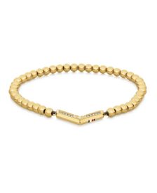 Women's Gold-Tone Bead Bracelet