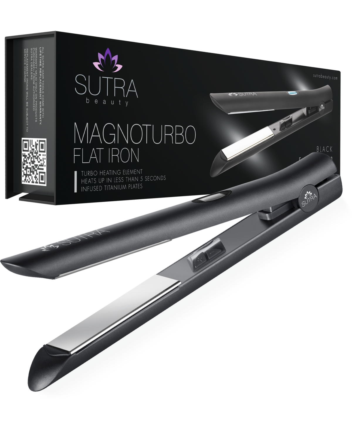 Magno Turbo Flat Iron with Titanium Plates - Rosegold