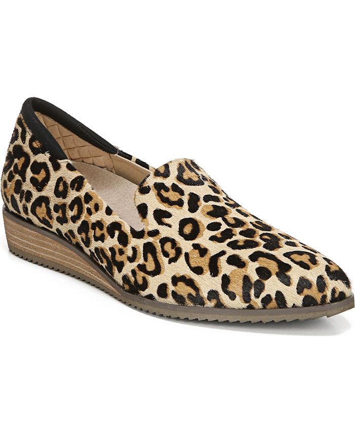 Dr scholl's leopard discount loafer
