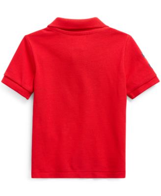 Baby Boys Cotton Mesh Pony Logo Polo Shirt