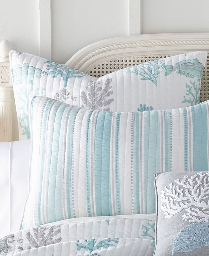 Levtex Cape Coral Coastal 2Pc. Sham Set, European Macy's