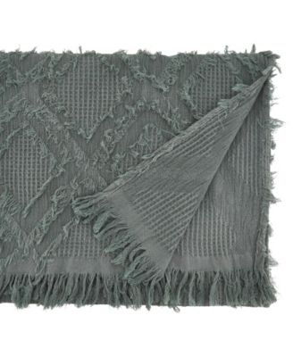 Fringe Waffle Weave Runner