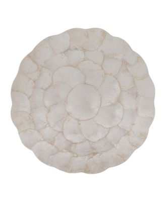 Saro Lifestyle Scalloped Capiz Placemat Set of 4 - Macy's