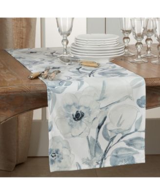 Watercolor Floral Runner