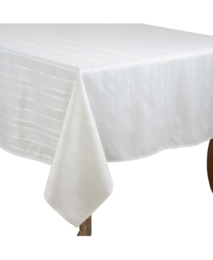 Saro Lifestyle Stripe Jacquard Tablecloth