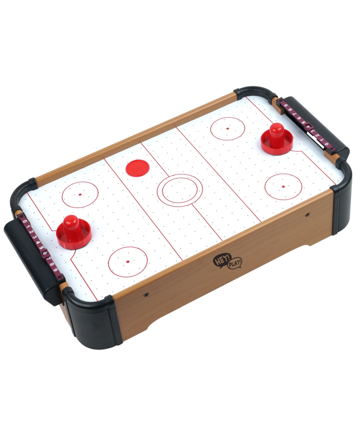 Trademark Global Hey Play Mini Table Top Air Hockey In Multi