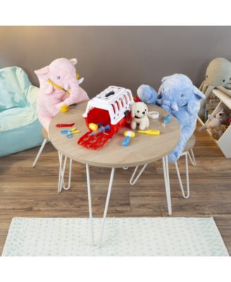 Hey Play Kids Veterinary Set With Animal Medical Supplies, Plush Dog And Carrier For Boys And Girls, 11 Piece