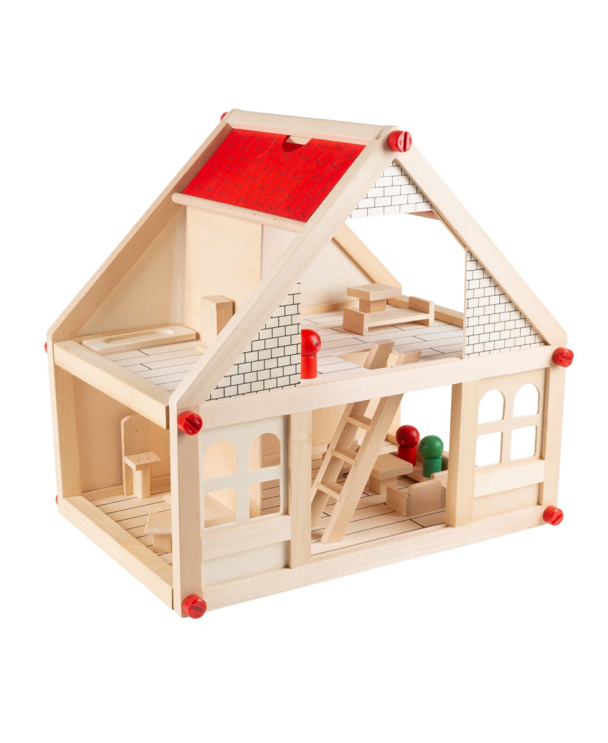 Trademark Global Hey Play Dollhouse For Kids In Multi