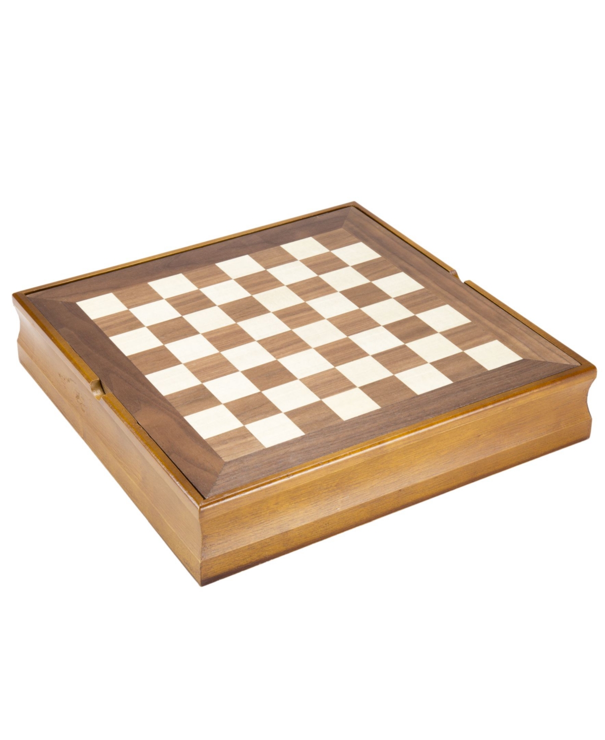 Shop Trademark Global Hey Play 7-in-1 Classic Wooden Board Game Set In Brown