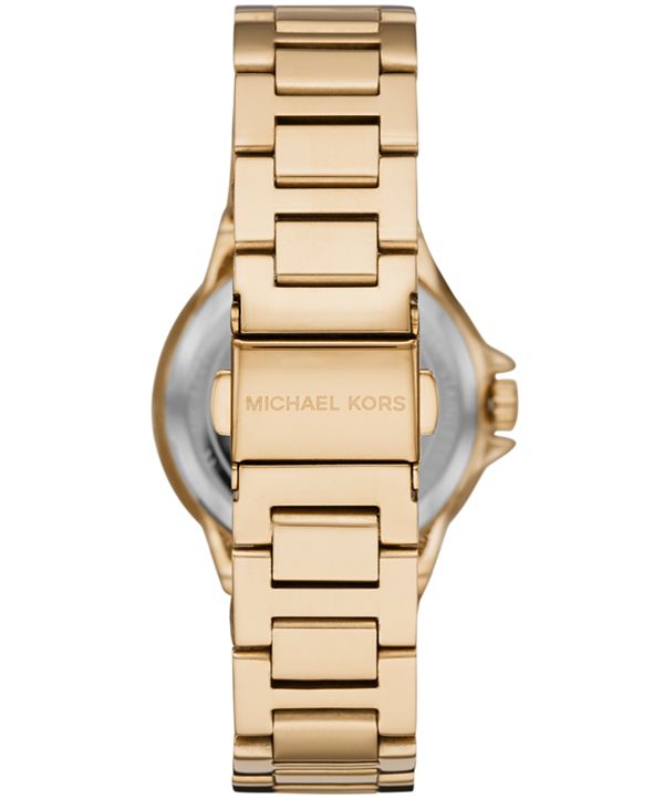 Michael Kors Camille Multifunction Gold-Tone Stainless Steel Watch ...