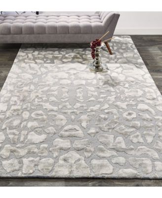 Mali R8629 Silver 5' x 8' Area Rug