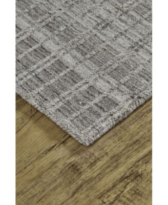 Odell R6385 Gray 3'6" x 5'6" Area Rug