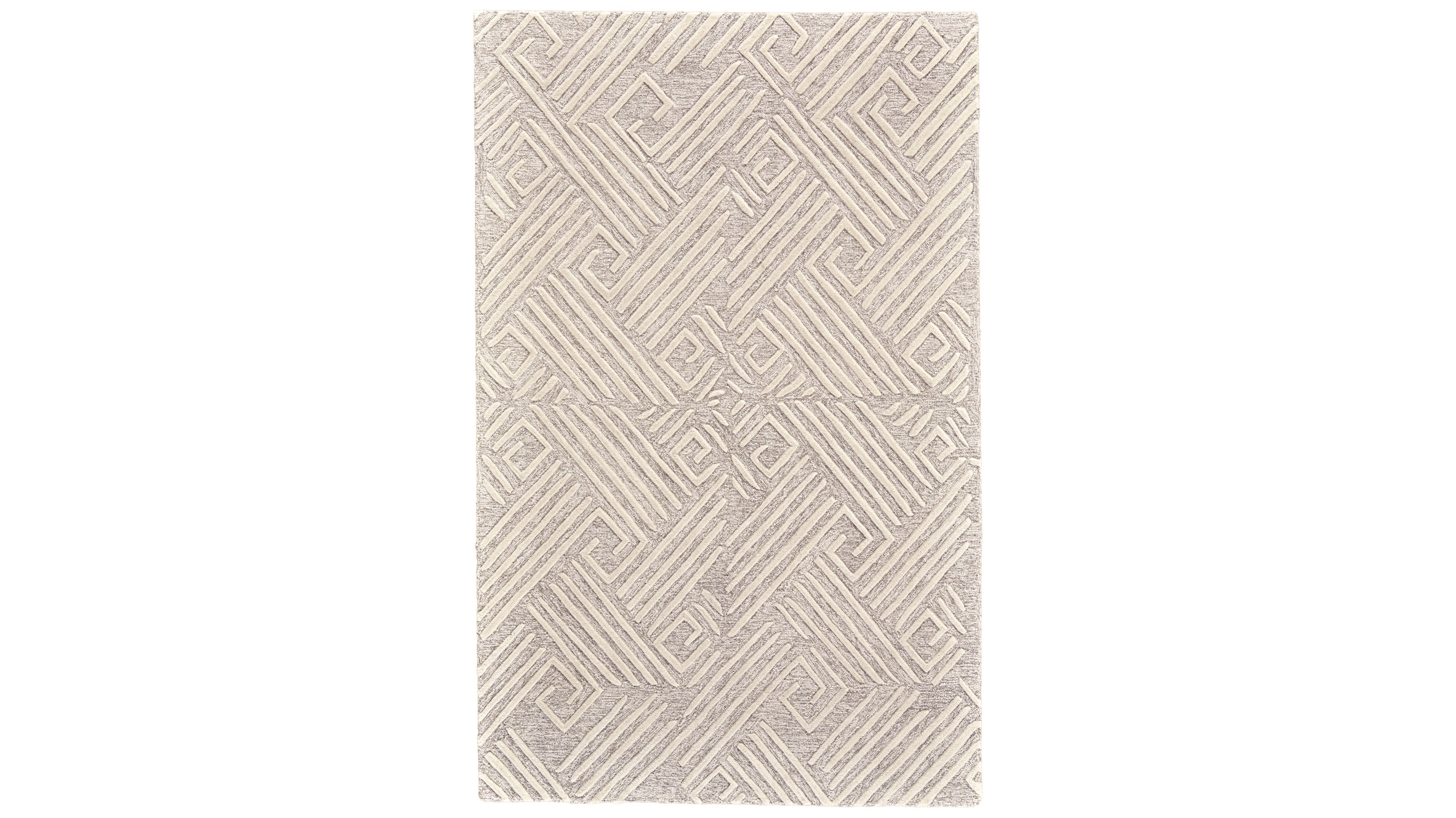 Feizy Enzo R8737 Ivory 5' x 8' Area Rug