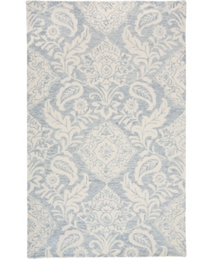 Simply Woven Belfort R8776 Blue 5' X 8' Area Rug