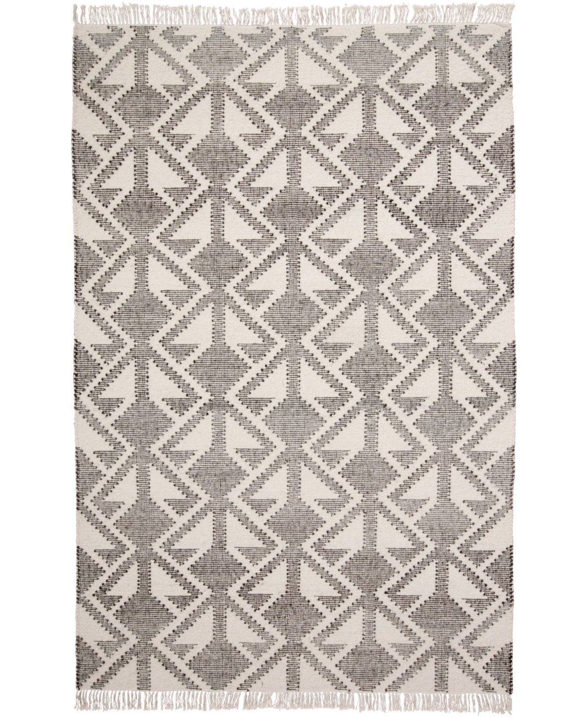 Feizy Cara R0792 Black 5' x 8' Area Rug - Black