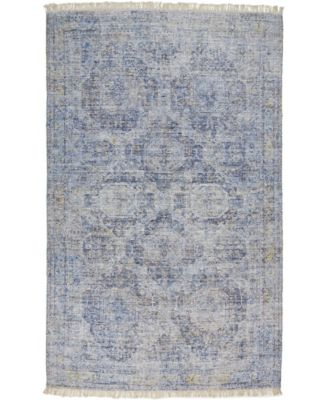 Feizy Mckenzie R8804 Blue Area Rug - Macy's