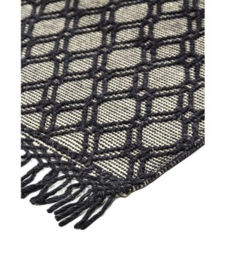 Phoenix R0808 Black 5' x 7'6" Area Rug