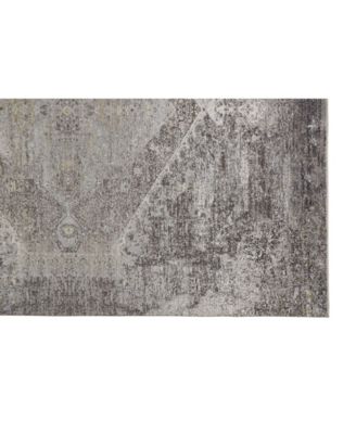 Beckett R0817 Gray 3'6" x 5'6" Area Rug