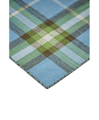 Crosby R0565 Blue 5' x 8' Area Rug