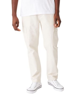 mens cream trousers