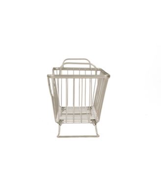 Diversified Ashley Stackable Wire Basket with Raised Feet and Looped Handles, Small