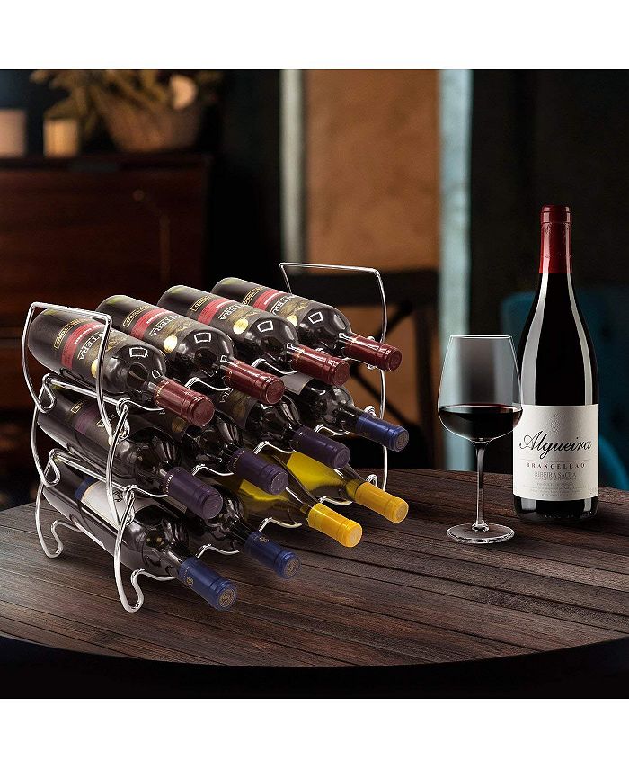 Sorbus 3 Tier Stackable Wine Rack Macy's