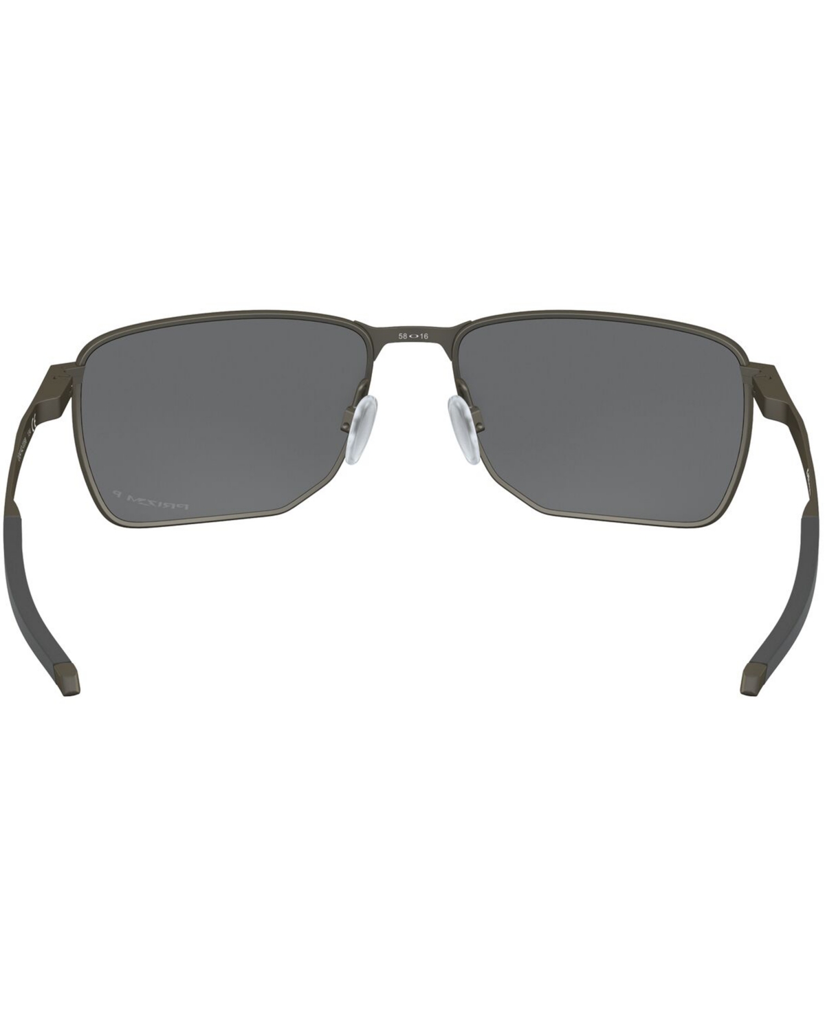 Oakley Ejector Prizm Black Rectangular Mens Sunglasses Oo4142 414203 58 In Carbon,prizm Black Polarized