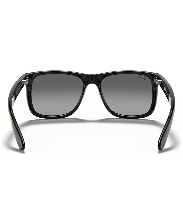 Ray Ban Polarized Sunglasses RB4165 BLK GRY GRD P Macy s