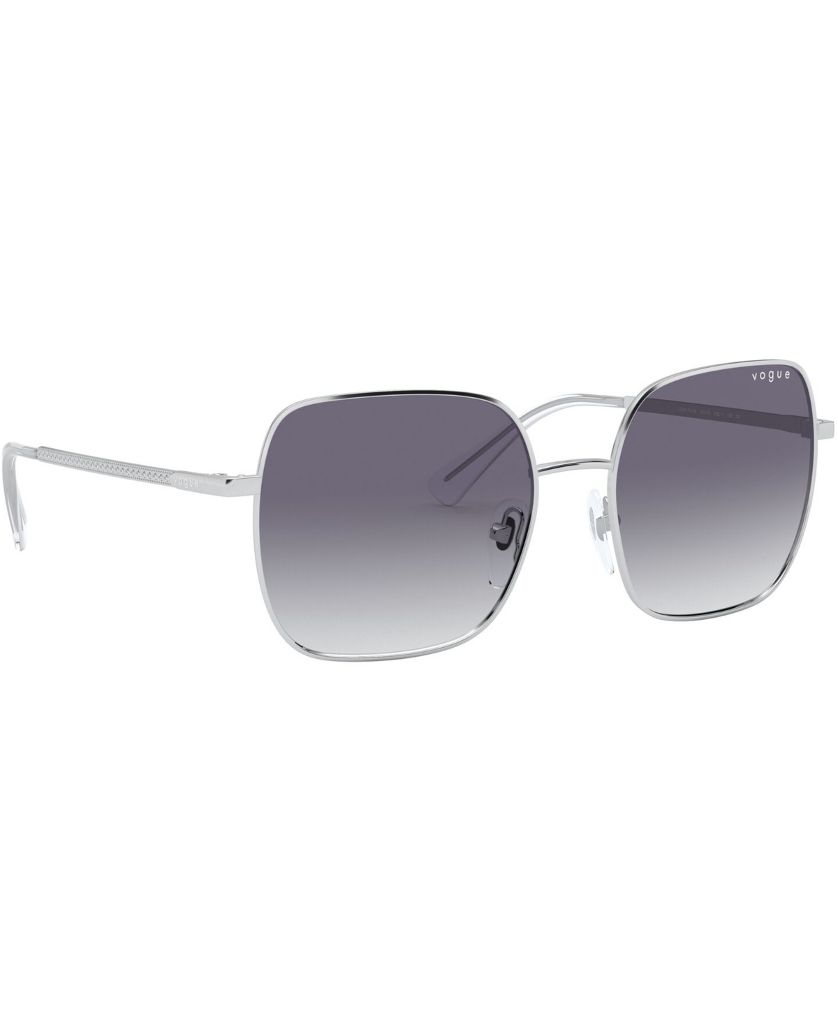 Shop Vogue Eyewear Sunglasses, Vo 4175sb In Silver,clear Gradient Blue