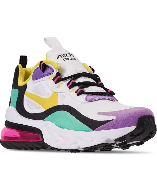 Nike Boy S Air Max 270 React Casual Sneakers From Finish Line